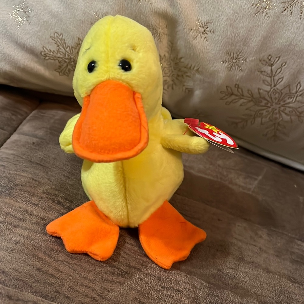 1993 Quackers beanie baby
